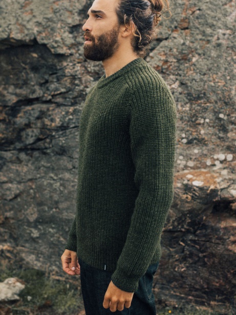 Olive Needus Jumper Finisterre Stylish
