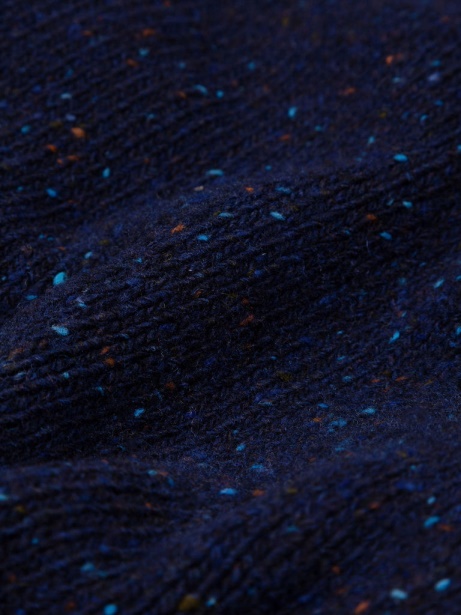 Wartha Roll Neck Jumper Navy Finisterre Stylish