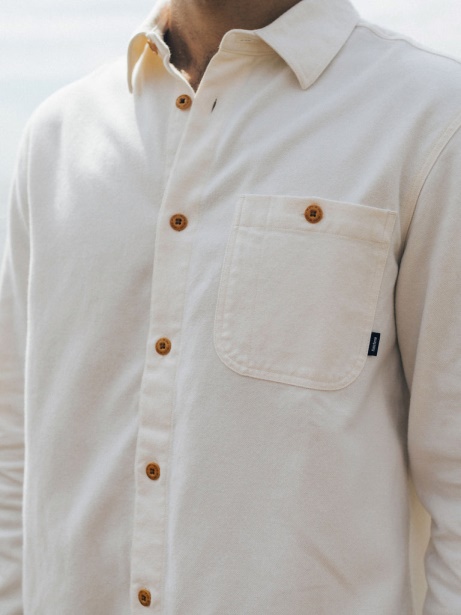 Gylly Shirt Finisterre Stylish Ecru