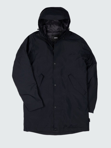Finisterre Stylish Black Fortis Waterproof Parka Jacket