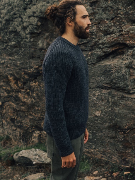 Finisterre Stylish Charcoal Needus Jumper