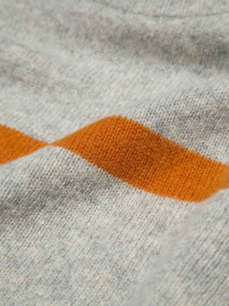 Columba Knit Striped Jumper Finisterre Stylish Grey/Sable