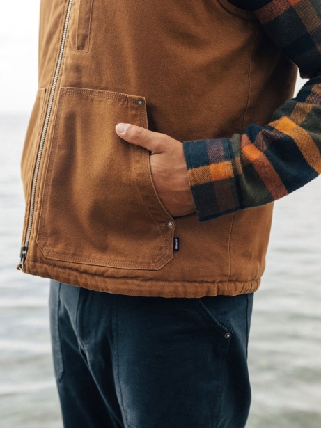 Finisterre Stylish Berings Gilet Sable