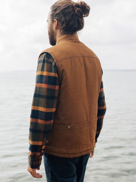 Finisterre Stylish Berings Gilet Sable