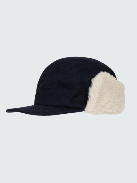 Navy Berings Earflap Cap Finisterre Stylish
