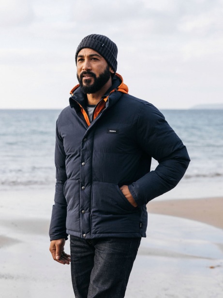 Fourier Insulated Jacket Navy Finisterre Stylish