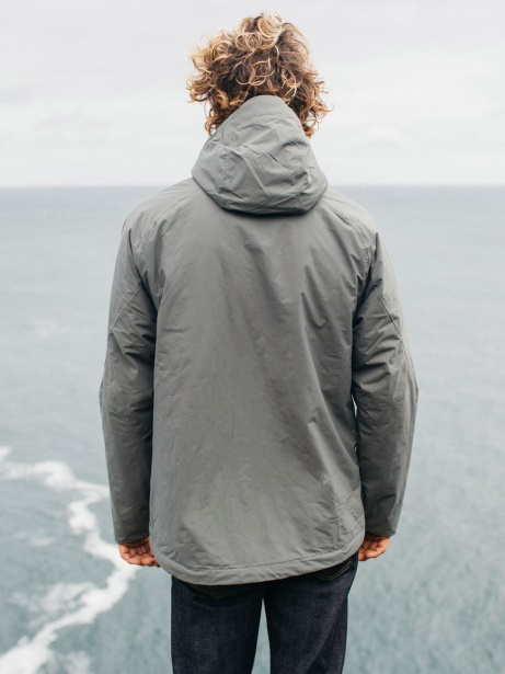 Finisterre Stylish Charcoal Borealis Waterproof Jacket
