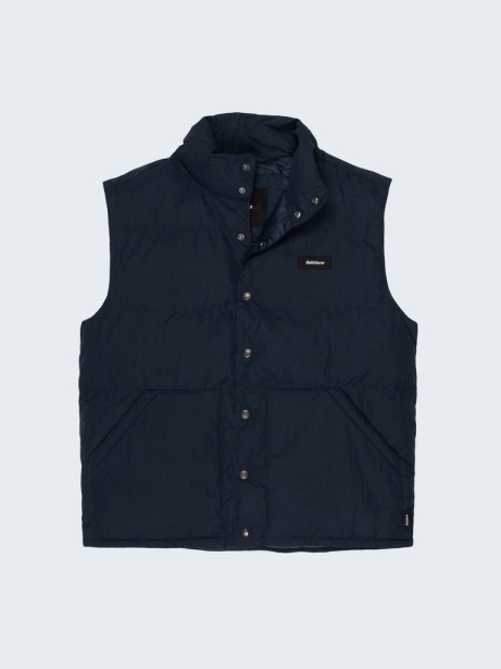 Fourier Insulated Gilet Navy Finisterre Stylish
