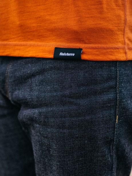 Copper Finisterre Stylish Eddy Merino Wool Long Sleeve Base Layer