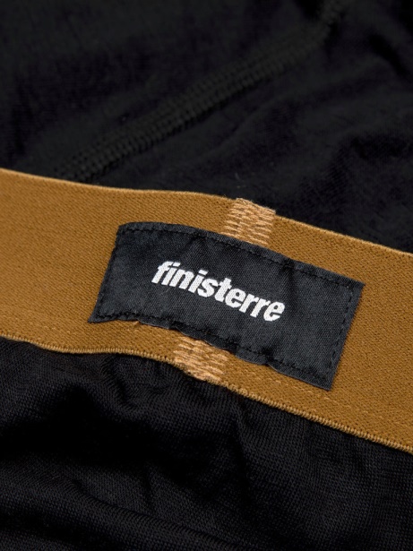 Eddy Merino Wool Long Johns Finisterre Stylish Black/Brown