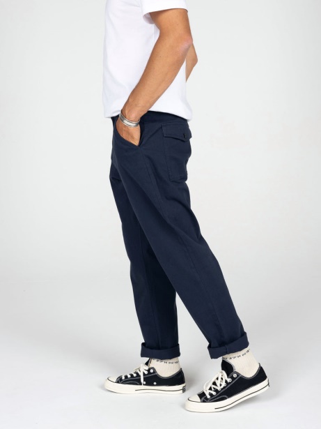 Navy Finisterre Stylish Koerner Trouser