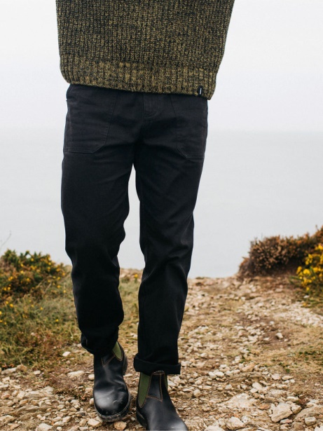 Black Finisterre Stylish Basset Trouser