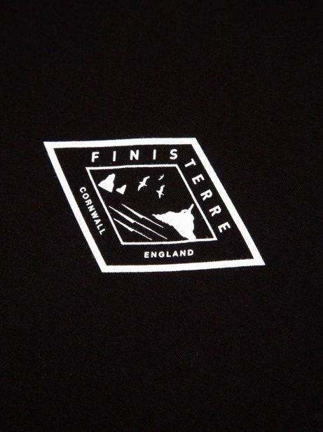 Finisterre Stylish Black Diamond Logo T-Shirt