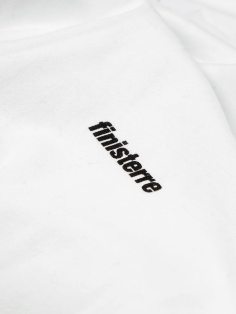 White Finisterre Stylish Harlyn Logo Long Sleeve T-Shirt
