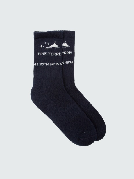 Navy/Ecru Rossby Sports Sock Finisterre Stylish