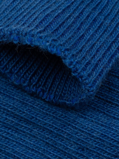 Azure Blue Last Long Ribbed Sock Finisterre Stylish