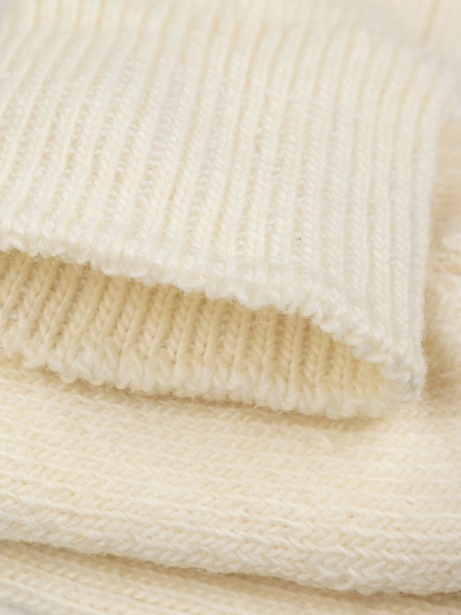 Last Long Ribbed Sock Finisterre Stylish Ecru