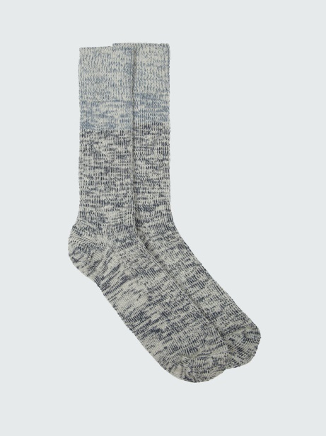 Lodrik Contrast Sock Finisterre Stylish Navy Marl/Storm Blue Marl