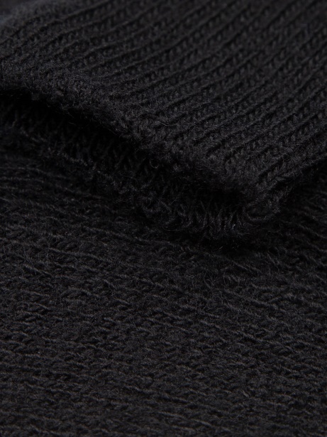 Black Last Long Ribbed Sock Finisterre Stylish