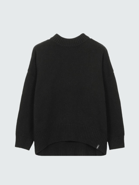 Black Eyre Knit Jumper Finisterre Stylish