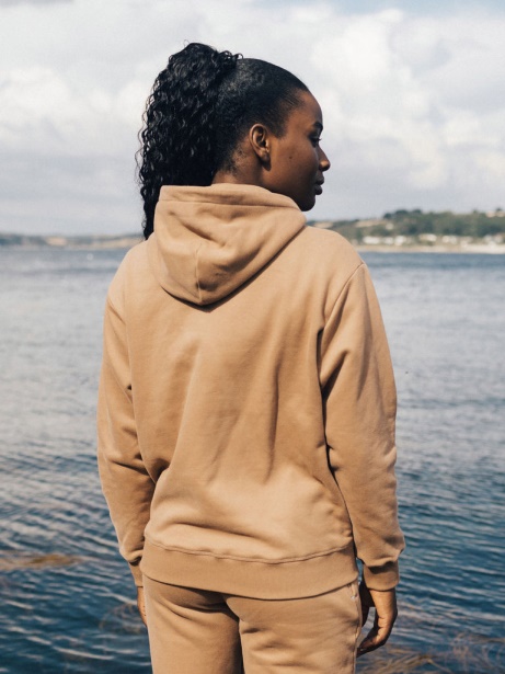 Zawn Hoodie Almond Finisterre Stylish