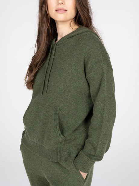 Dark Olive Fossey Hoodie Finisterre Stylish