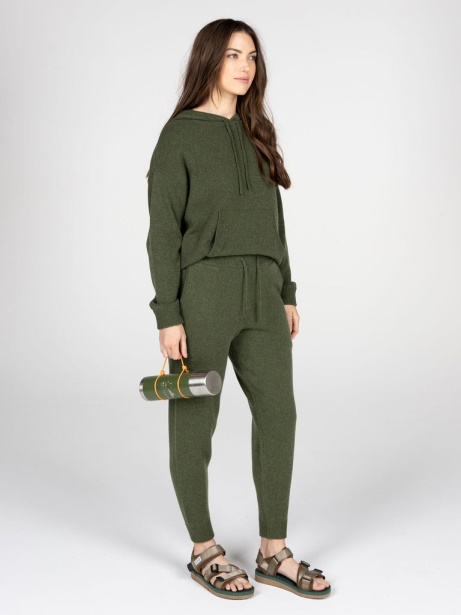 Dark Olive Fossey Hoodie Finisterre Stylish