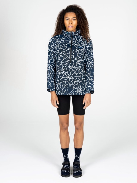 Finisterre Stylish Navy Mosaic Women's Lucas Beaufort x Finisterre Stylish Rainbird Smock