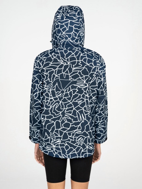 Finisterre Stylish Navy Mosaic Women's Lucas Beaufort x Finisterre Stylish Rainbird Smock