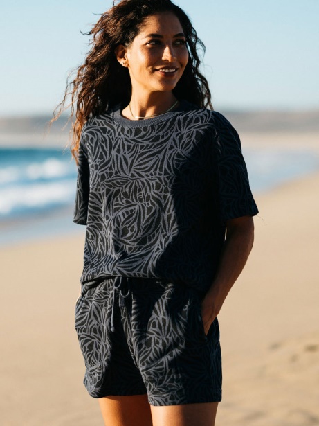 Indigo Print Finisterre Stylish Dutson T-Shirt