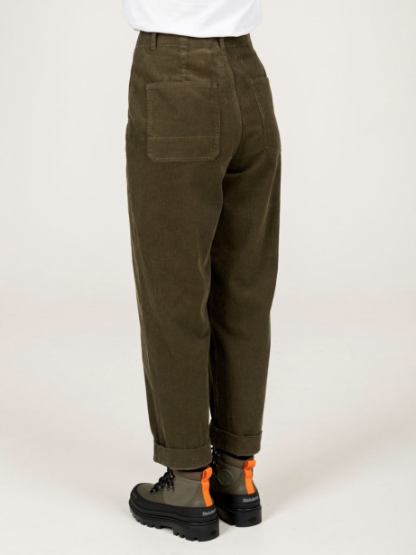 Dark Olive Yarrel Cord Trouser Finisterre Stylish