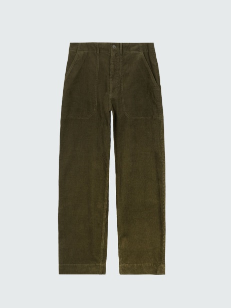 Dark Olive Yarrel Cord Trouser Finisterre Stylish