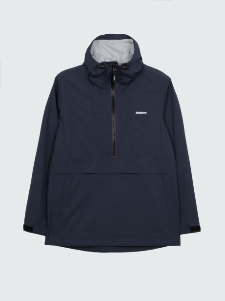 The Rainbird Waterproof Smock Jacket Senna Blue Finisterre Stylish