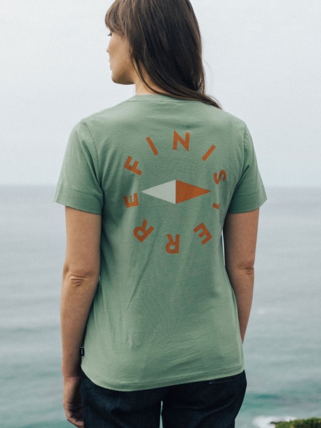 Compass Logo T-Shirt Finisterre Stylish