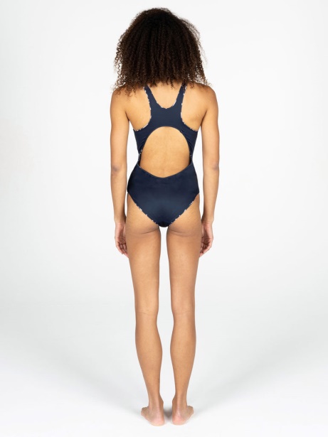 Finisterre Stylish Navy Mosaic Lucas Beaufort Finisterre Stylish Anella Reversible Swimsuit