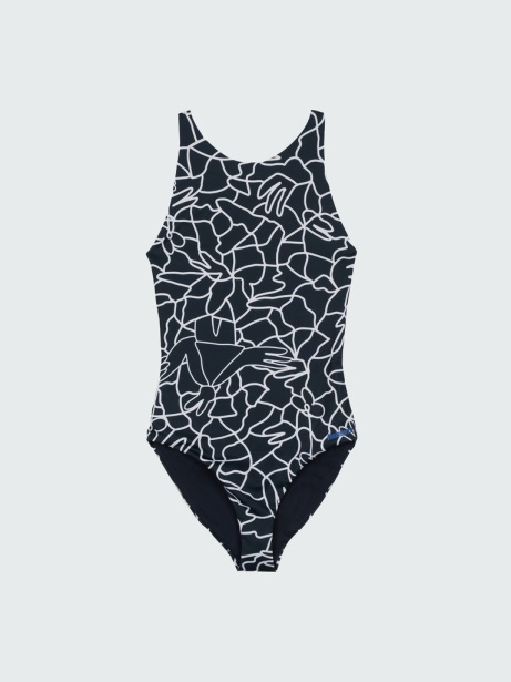 Finisterre Stylish Navy Mosaic Lucas Beaufort Finisterre Stylish Anella Reversible Swimsuit