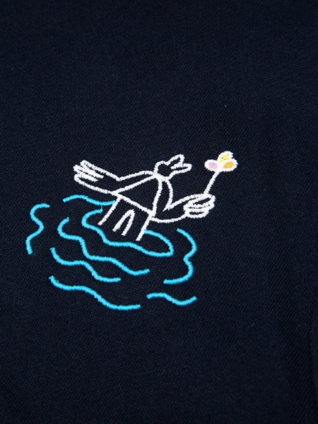 Finisterre Stylish Women's Lucas Beaufort Finisterre Stylish Sweatshirt Navy