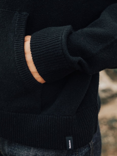 Fossey Hoodie Black Finisterre Stylish