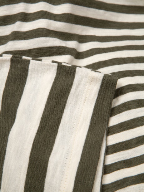Olive/White Dart T-Shirt Finisterre Stylish