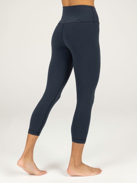 Finisterre Stylish Navy Vela Bamboo Cropped Legging