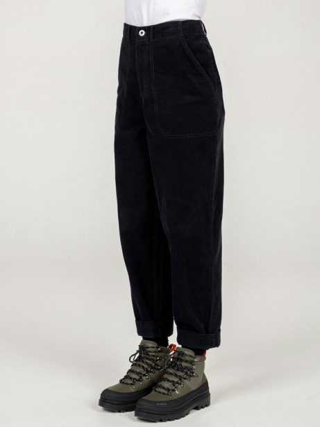 Navy Finisterre Stylish Yarrel Cord Trouser
