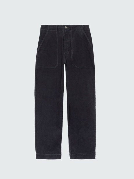 Navy Finisterre Stylish Yarrel Cord Trouser