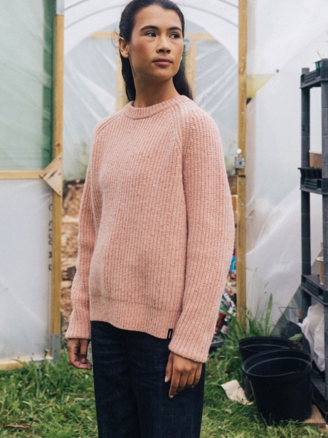 Finisterre Stylish Clay Mora Knit Jumper