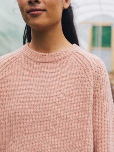 Finisterre Stylish Clay Mora Knit Jumper