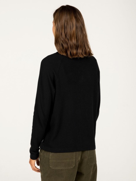 Black Finisterre Stylish Long Sleeve Vine T-Shirt