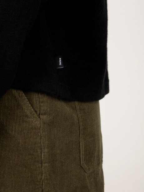 Black Finisterre Stylish Long Sleeve Vine T-Shirt