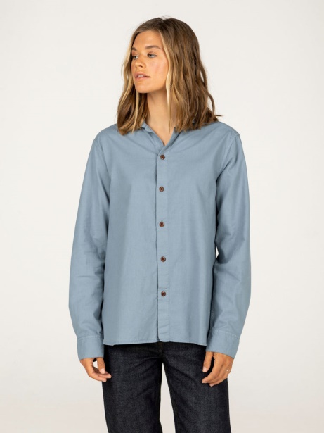 Wren Shirt Finisterre Stylish Blue Steel