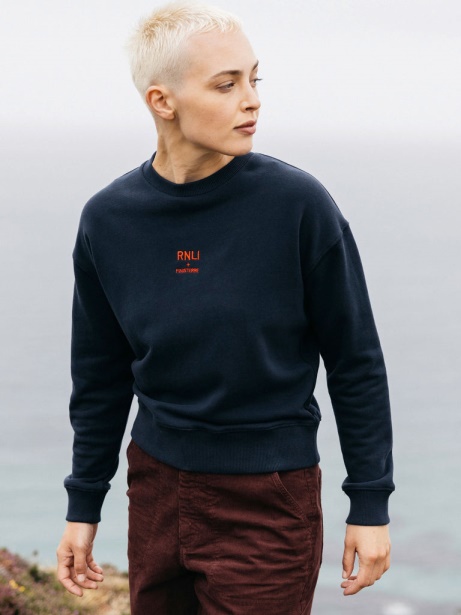 Navy Finisterre Stylish RNLI Crew Sweatshirt