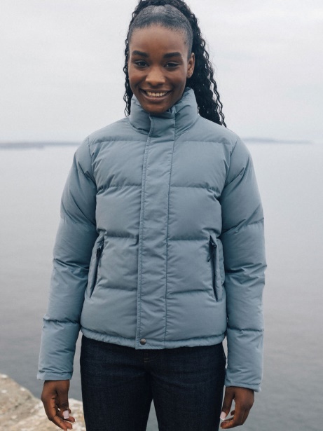 Finisterre Stylish Fourier Insulated Jacket Blue Steel