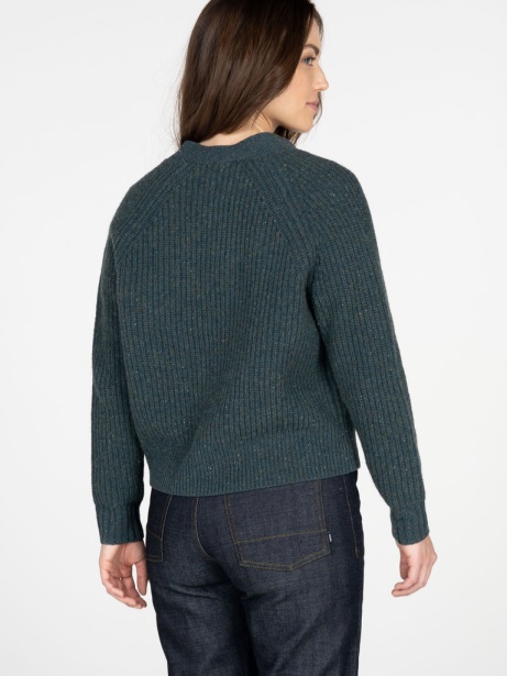 Slate Grey Finisterre Stylish Mora Knit Cardigan